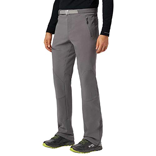 Columbia Sportswear Titan Ridge 2.0 - Pantalón para Hombre, Color Gris y Negro, Talla 32/34