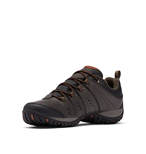 Columbia Woodburn 2 Waterproof (Impermeable) Zapatos de Senderismo Bajos Hombre, Marrón (Cordovan x Cinnamon), 43 EU
