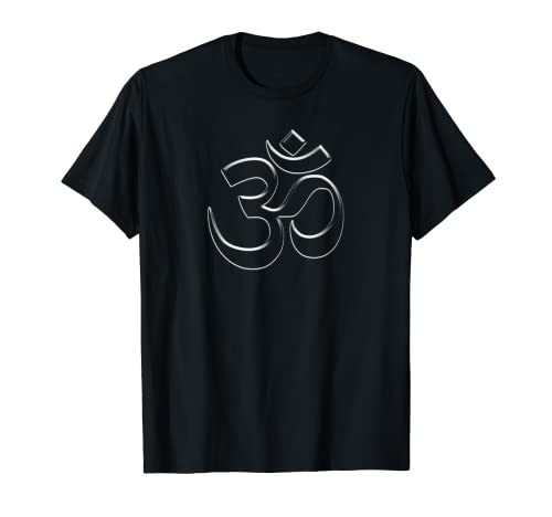Con el símbolo del Om budista como contorno blanco. Camiseta