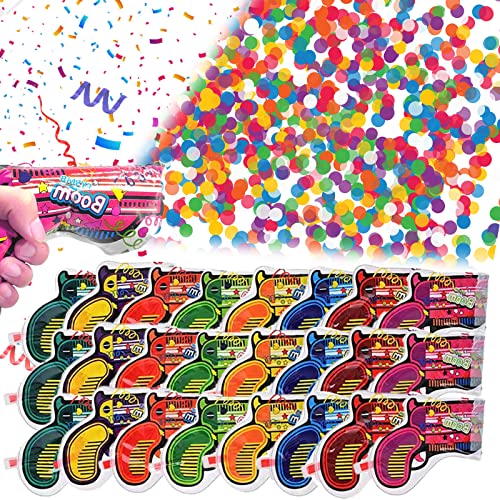 Confeti De Confeti 24 Piezas Confeticonfeti fiesta Biodegradable Carnavales Fiesta Biodegradables De Confet Lanzador Tirador Bodas Confeti Para Bodas Fiestas Cumpleaños