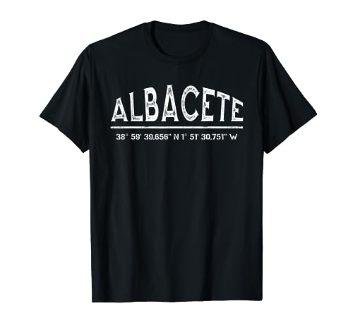 Coordenadas GPS Albacete Provincia de Albacete Camiseta