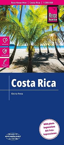 Costa Rica 1:300.000 impermeable: reiß- und wasserfest (world mapping project)