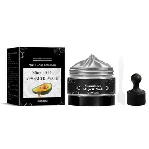 CRDWN Mascarilla Facial Magnética, Mascarilla Removedor De Puntos Negros, Mascarilla Limpiadora De Poros, Desobstruye Poros Obstruidos (1PCS)