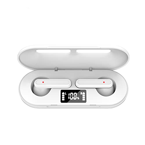 Daewoo Auriculares Inalámbricos DA-75 | Auriculares Bluetooth | Auriculares Superligeros | Calidad de Audio | Color Blanco