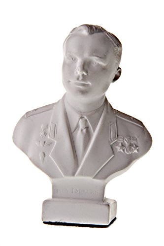 danila-souvenirs Busto/Estatua de mármol del cosmonauta soviético Ruso Yuri Gagarin 11 cm