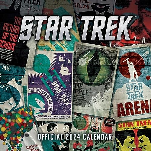 Danilo Calendario 2024 pared Star Trek - Calendario pared 2024 30x30, licencia oficial