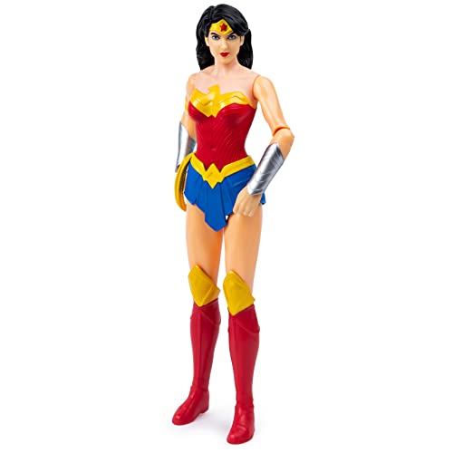 DC Comics - Wonder Woman MUÑECO 30 CM - Figura Wonder Woman Articulada de 30 cm Coleccionable - 6056902 - Juguetes niños 3 años +