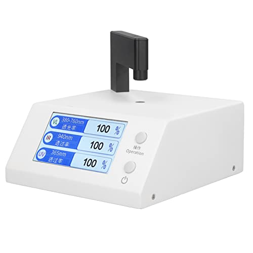 Detector de transmisión de luz, pantalla LCD, espectrómetro portátil de alta precisión, resolución del 0,1%, luz visible UV infrarroja para equipos ópticos de laboratorio