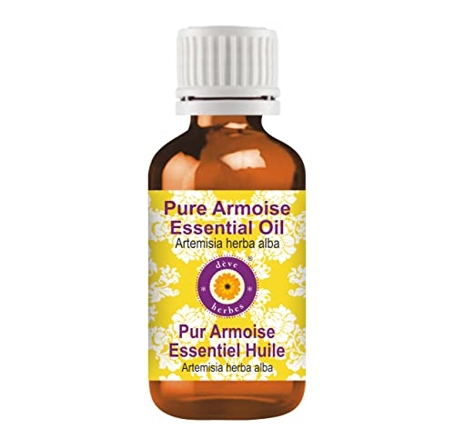 Deve Herbes Aceite Esencial de Armoise Puro (Artemisia herba alba) 100% Natural Grado Terapéutico Vapor Destilado 10ml (0.33 oz)