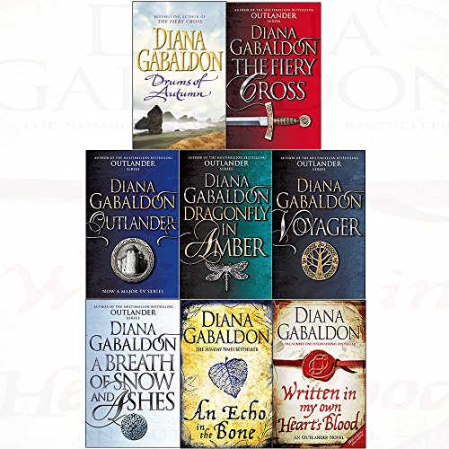 Diana gabaldon collection outlander series (books 1 to 8) dragonfly in amber, voyager 8 books set