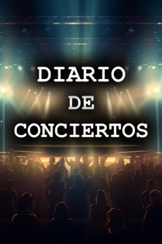 Diario de Conciertos: Planificador para conciertos o festivales | Álbum de Recuerdos musicales para apuntar datos y guardar entradas y pulseras de festivales o conciertos