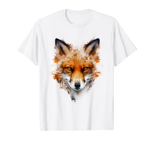 Diseño de zorro animal zorro Camiseta