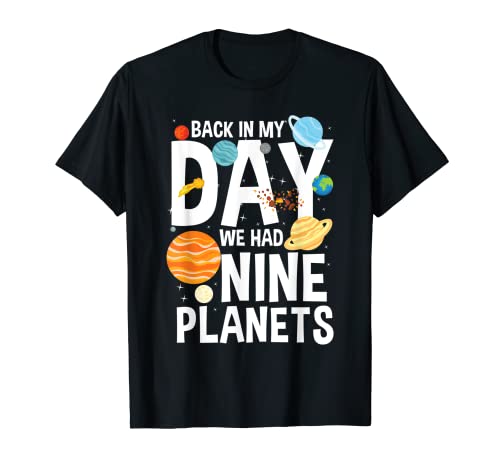 Diseño del planeta Plutón para un aficionado a la astronomía Camiseta