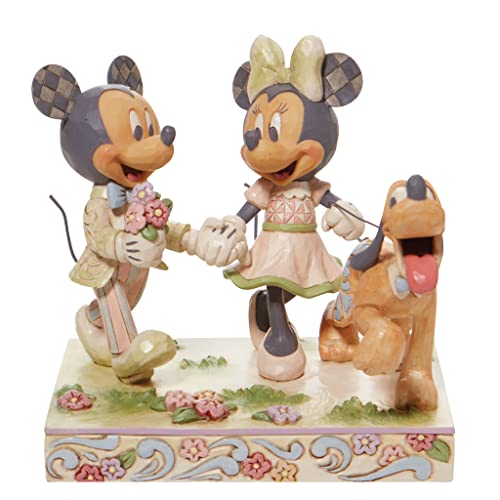 Disney 601010101 - Figura Decorativa de Mickey y Plutón