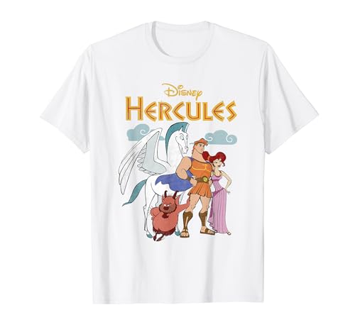 Disney Hercules Classic Group Shot Vintage Camiseta