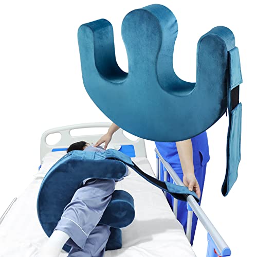 Dispositivo de giro para pacientes, herramienta de enfermería para ancianos, productos para el cuidado de la cama ayudan a los ancianos a dar la vuelta a las almohadas (franela)