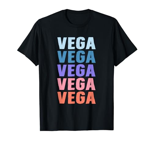 Divertido regalo nombre Vega personalizado primer nombre Camiseta