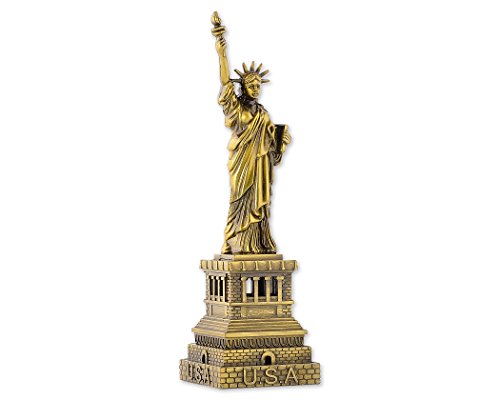 DSstyles Estatua de la Libertad Modelo Estatua de la Libertad Estatua Metálica Estatua de la Libertad Figurita para Recuerdos - 15cm