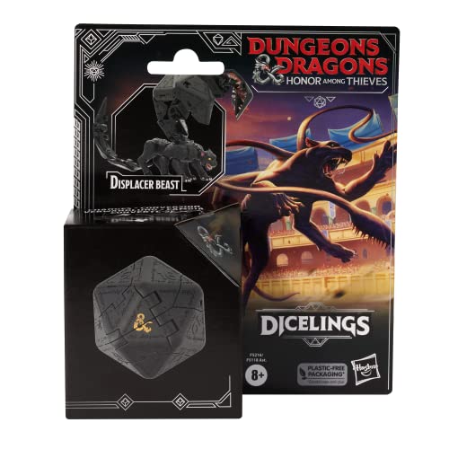 Dungeons & Dragons El Honor Entre Ladrones Dicelings Displacer Beast, Figura de acción D&D Coleccionable
