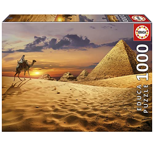 Educa - Puzzle de 1000 Piezas para Adultos | Camello en el Desierto. Incluye Pegamento Fix Puzzle. A Partir de 14 años (19643)