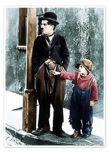 El chico, Charles Chaplin, Jackie Coogan pósters para la pared Cuadros decoración para cualquier habitación 50 x 70 cm Películas Láminas decorativas