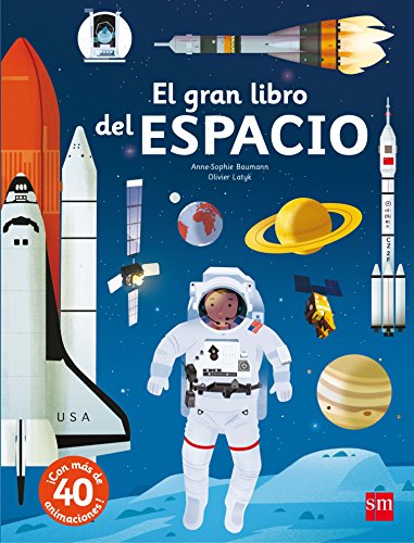 El gran libro del ESPACIO (libros desplegables infantiles 3d del sistema solar para niños, a partir de 3 años - pop up, ciencia para niños y niñas, interactivo, aprender a leer, ilustraciones)