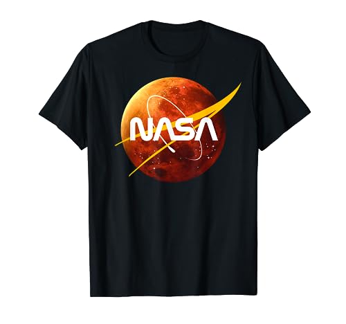 El logotipo oficial de la Misión Marte de la NASA ocupa el espacio de Marte Camiseta
