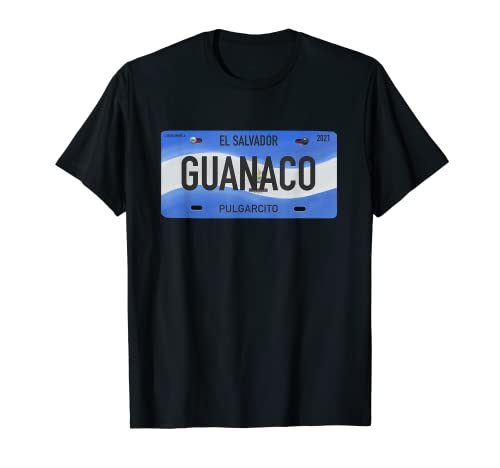 El Salvador diseño con frases típicas GUANACO Camiseta