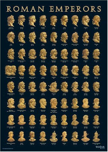 Emperadores romanos – Póster tamaño A3 de Westair
