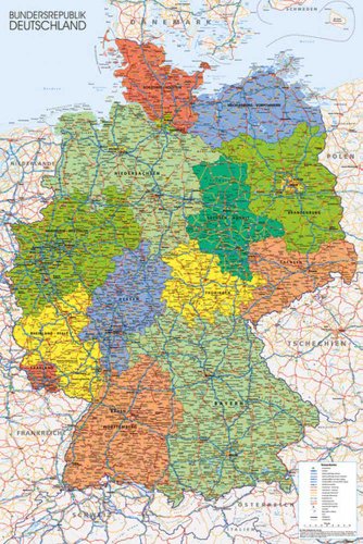 Empire - Mapa de Alemania (en alemán)