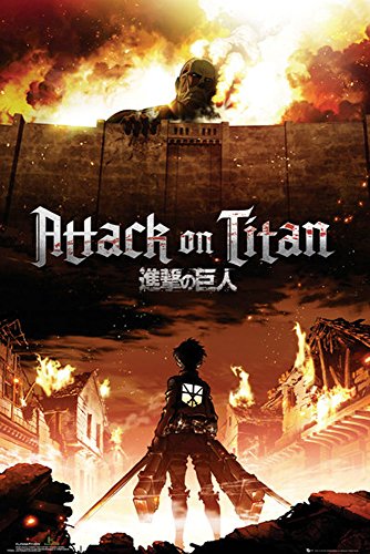 Empire Merchandising 669148 Attack on Titan, Key Art, Manga Ataque de Anime en la mayoría de Titanes de póster de Cartel de - de tamaño de 61 x 91,5 cm
