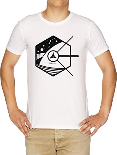 En Honor De Cassini-Huygens Camiseta Hombre Blanco