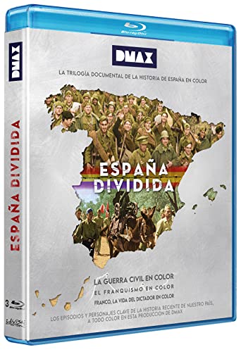 España Dividida: La Trilogia en Color (Blu-ray) pack 3 discos: La Guerra Civil; El Franquismo; Franco, la Vida del Dictador [Blu-ray]