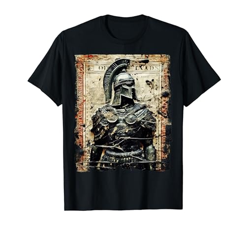Esparta griego casco guerrero soldado espartanos Camiseta