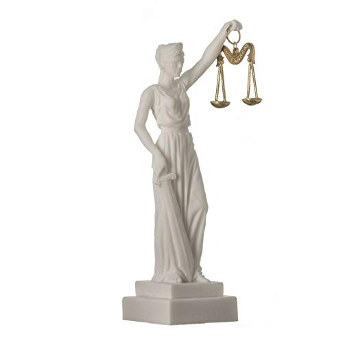 Estatua De La Diosa Griega Themis Estatuilla De Dama Ciega Escultura De La Justicia Regalo De Abogado 18 cm