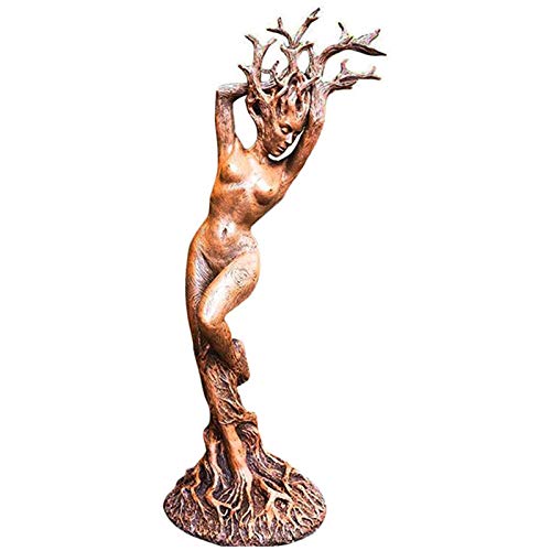 Estatua Resina, Ornamento dríada, Estatua Dios o Diosa del árbol, Figurines Jardín Artesanía Decoraciones Accesorios para el hogar (Hombre/Mujer)