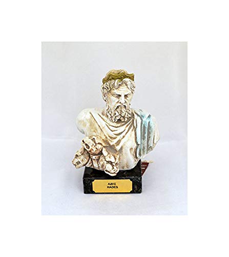 Estia Creations Hades - Busto de estatua de Dios griego antiguo rey del inframundo