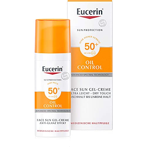 Eucerin Oil Control Face Sun Gel-Creme LSF 50+, 50 ml Crema