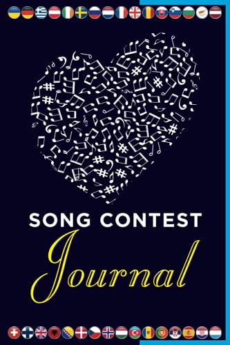 Eurovision Song Contest Show Souvenir Journal Notebook: Eurovision Festival Fans Present for Gay Music Addicts - LGBT Gay Gift Ideas