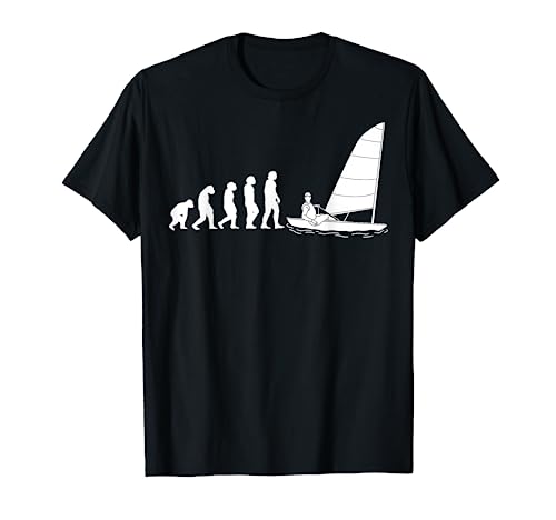 Evolución Sailing Yachting Marineros Barco de vela Navegando Camiseta