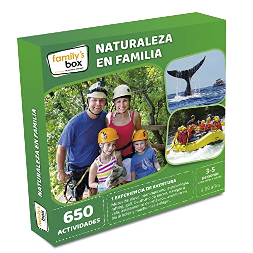 FAMILY'S BOX - Caja Regalo "NATURALEZA EN FAMILIA" - Más de 650 experiencias de Naturaleza y Aventura