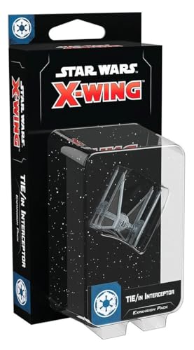 Fantasy Flight Games - Star Wars X-Wing Second Edition: Galactic Empire: Tie Interceptor A Expansion - Miniature Game