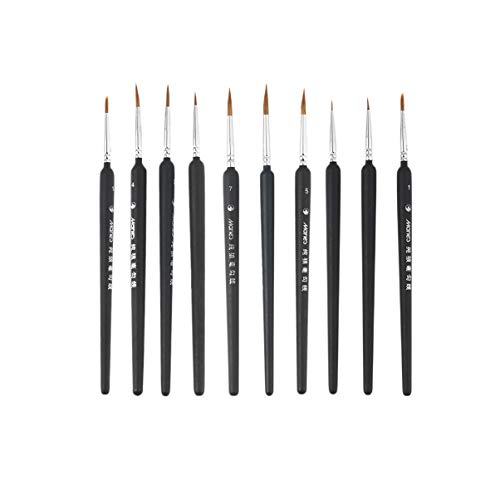 FARUTA Juego de 10 bolígrafos de dibujo de línea fina para pintura al óleo de acuarela (color: imagen 1, tamaño: mediano)