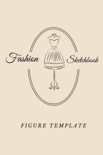 Fashion Sketchbook Figure Template: 118 Large Female Figure Template ;5 Poses; for quickly & easily Sketching Your Fashion Design Styles with thin lines ; Professionally Designed Croquis Sketchbook