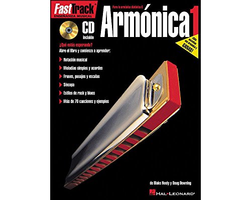 Fasttrack - armonica 1 (esp) harmonica +cd (Fast Track (Hal Leonard))