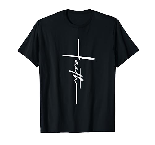 Fe Cruz Espiritual Jesús Cristiano Religioso Pastor Camiseta