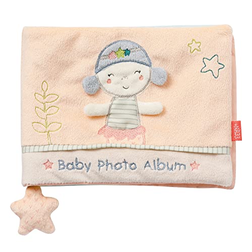 Fehn 054514 - Álbum de fotos para descubrir, explorar y percibir, diseño de sirena, para niños pequeños y bebés a partir de 0 meses, tamaño: 20 x 15 cm