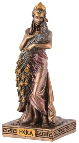 Figura en miniatura de la diosa griega Hera - pintado con color bronce por Veronese