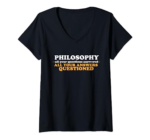 Filosofía Profesor Poesía Lectura Libro Ciencia Educación Camiseta Cuello V