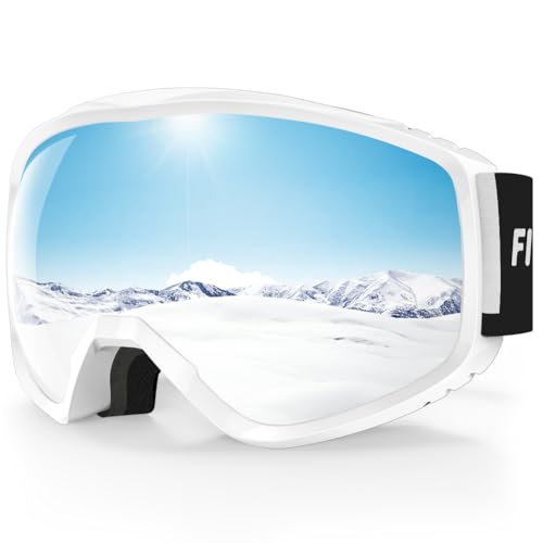 Paquete de 2 gafas de esquí para niños, gafas de snowboard para adultos,  jóvenes, adolescentes, niños y niñas, gafas de deportes de nieve de invierno